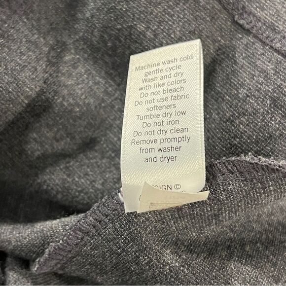 Athleta Illusion Elegant Gray long sleeve mini Dress - Picture 11 of 13